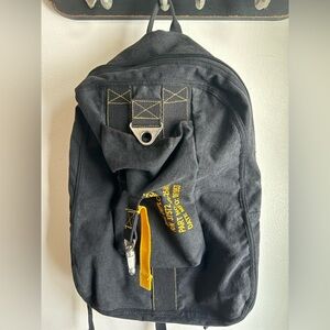 Navy Flight Canvas Backpack